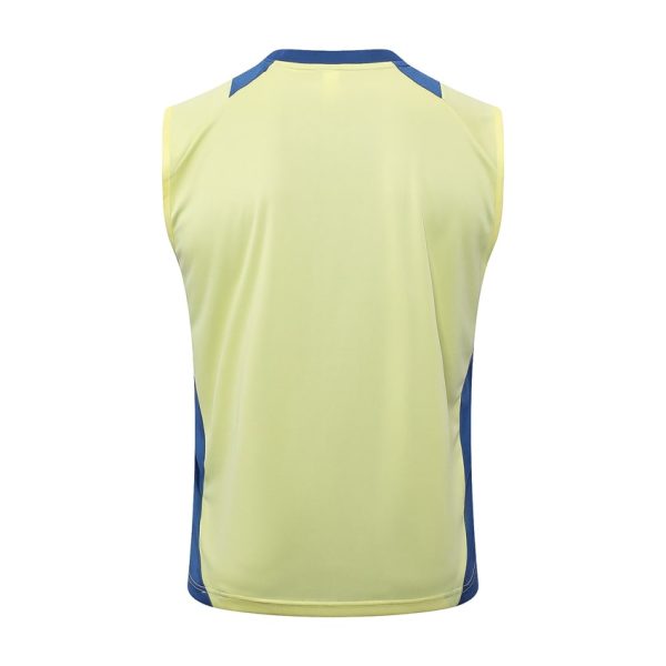 Camiseta Sin Mangas Corta Ajax 2024 2025 Beige Claro