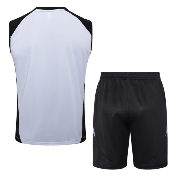 Camiseta Sin Mangas Corta Alemania 2024-2025 Blanco