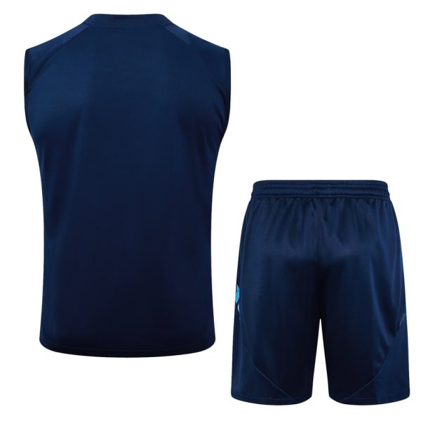 Camiseta Sin Mangas Corto Arsenal 2024-2025 Azul Oscuro