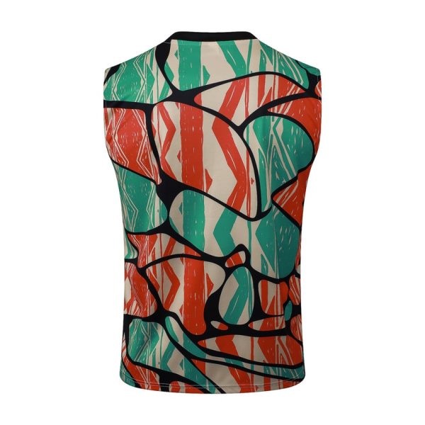 Camiseta sin mangas y pantalones cortos Arsenal 2024-2025 Rojo Verde