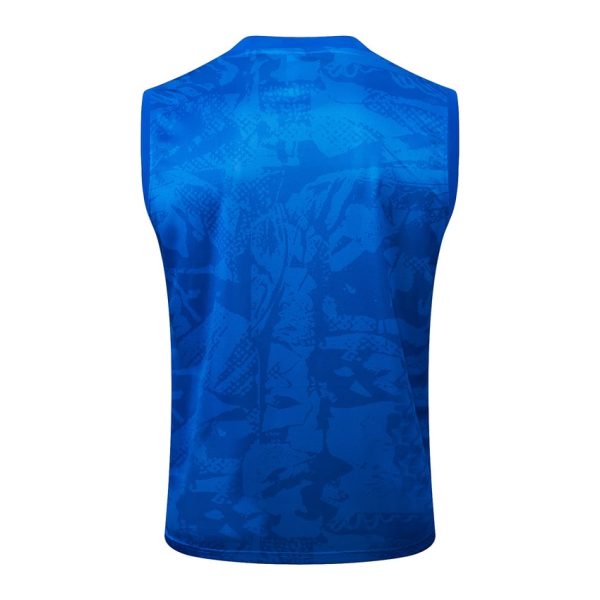 Camiseta corta sin mangas azul celeste del Barça 2024-2025