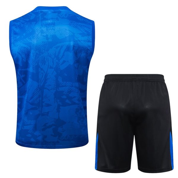 Camiseta corta sin mangas azul celeste del Barça 2024-2025