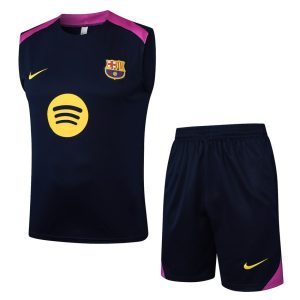 Camiseta corta azul oscuro del Barça 2024-2025