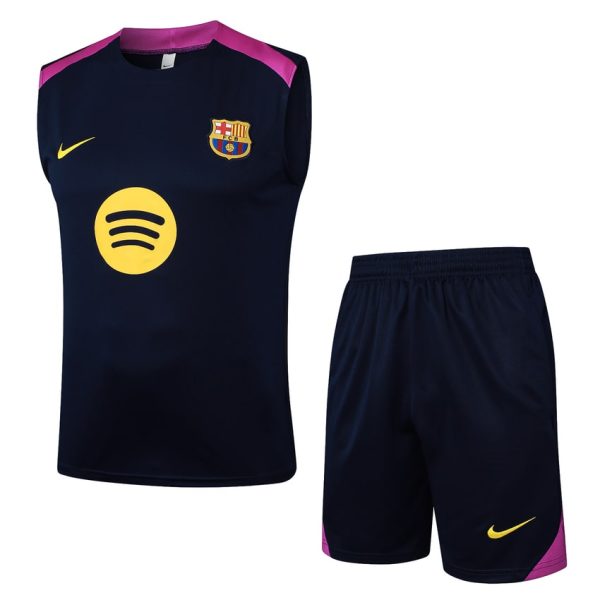 Camiseta corta azul oscuro del Barça 2024-2025