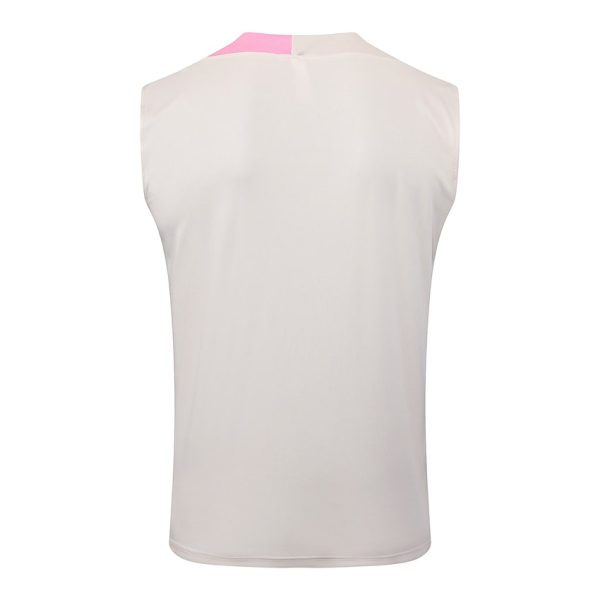 Camiseta de tirantes corta Barça 2025 2026 Beige Rosa