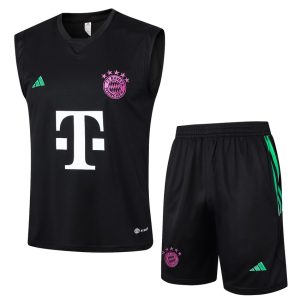 Camiseta corta sin mangas negra del Bayern Múnich 2024-2025