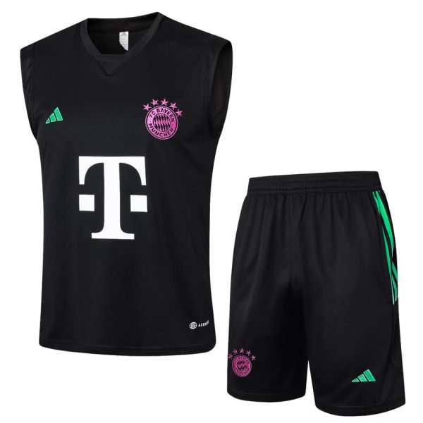 Camiseta corta sin mangas negra del Bayern Múnich 2024-2025