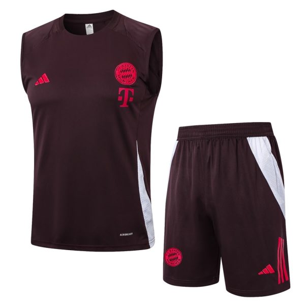 Camiseta corta roja sin mangas del Bayern Múnich 2024-2025