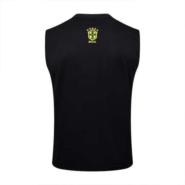 Camiseta corta sin mangas azul océano Brasil 2024 2025