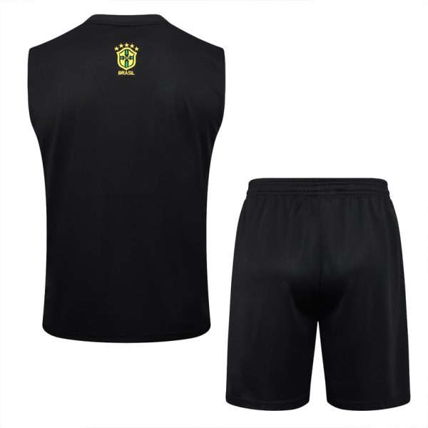 Camiseta corta sin mangas azul océano Brasil 2024 2025