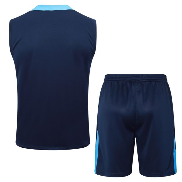 Camiseta sin mangas corta Chelsea 2024 2025 azul oscuro