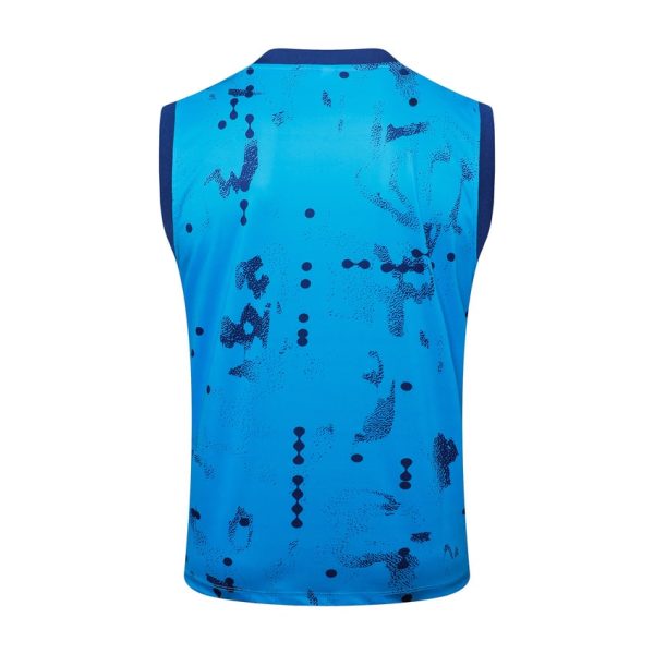 Camiseta Sin Mangas Corta Chelsea 2024-2025 Celeste