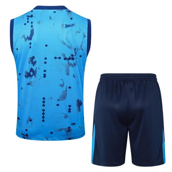 Camiseta Sin Mangas Corta Chelsea 2024-2025 Celeste