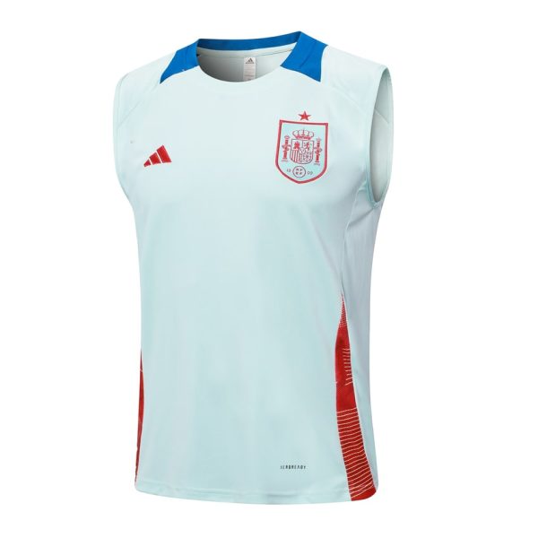 Camiseta Tirantes Corta España 2024 2025 Blanco