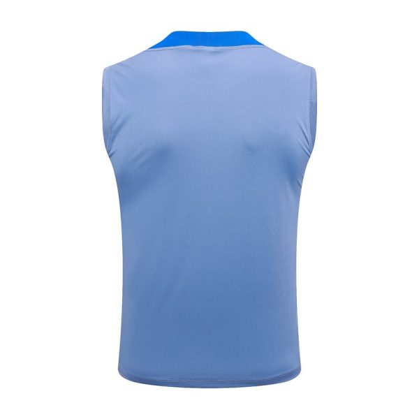 Camiseta Sin Mangas Corta Inter Milan 2024 2025 Celeste