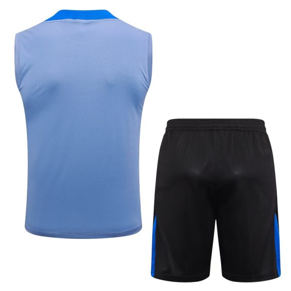 Camiseta Sin Mangas Corta Inter Milan 2024 2025 Celeste