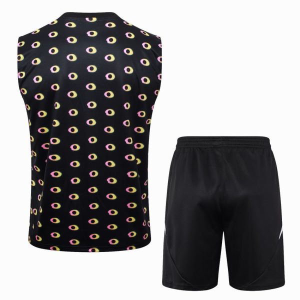Camiseta Sin Mangas Corta Juventus 2024 2025 Negro