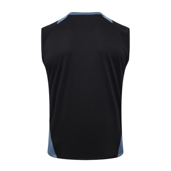 Camiseta Sin Mangas Corta Manchester United 2024 2025 Negro