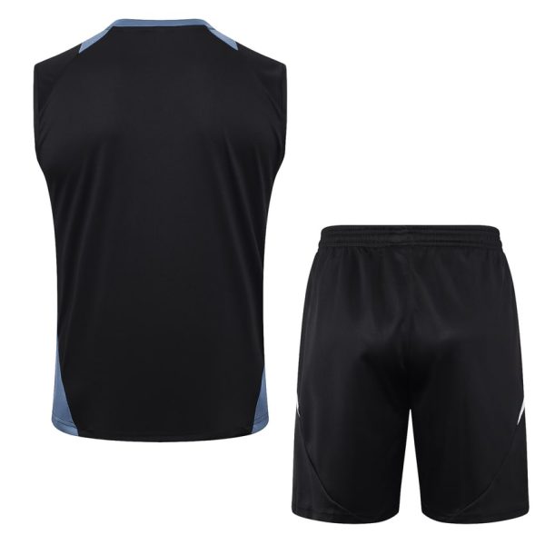 Camiseta Sin Mangas Corta Manchester United 2024 2025 Negro