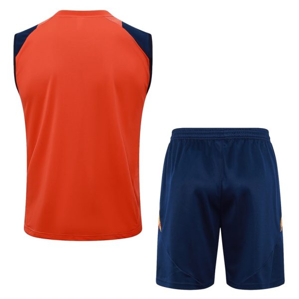 Camiseta Sin Mangas Corta Manchester United 2024 2025 Naranja