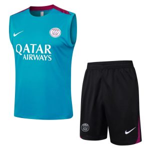 Camiseta sin mangas corta azul cielo PSG 2024 2025