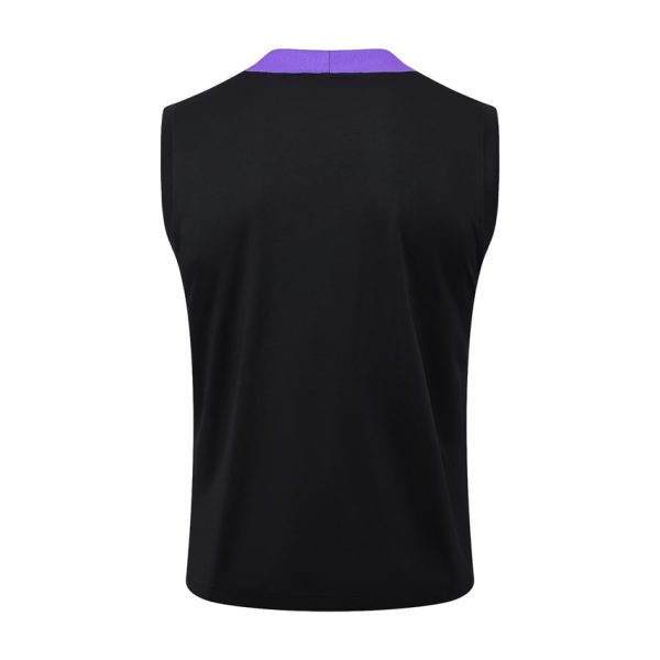 Camiseta Sin Mangas Corta PSG 2024 2025 Negra