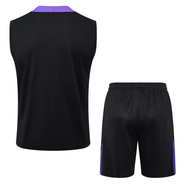 Camiseta Sin Mangas Corta PSG 2024 2025 Negra