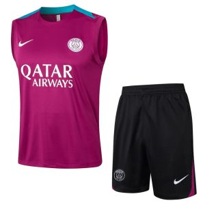 Camiseta Sin Mangas Corta PSG 2024 2025 Rosa