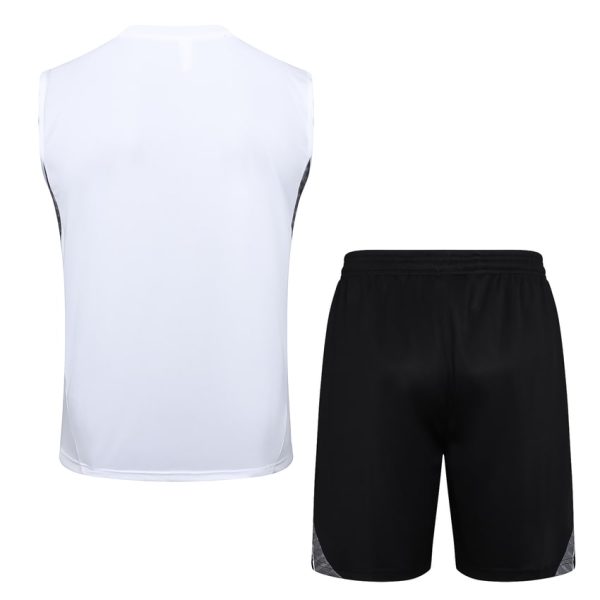 Camiseta corta de tirantes Real Madrid 2024-2025 Blanco Claro