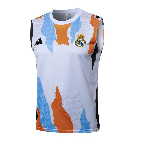 Camiseta corta blanca de lunares del Real Madrid 2024-2025