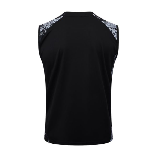 Camiseta corta sin mangas negra noche del Real Madrid 2024-2025