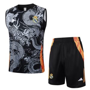 Camiseta corta sin mangas negra noche del Real Madrid 2024-2025