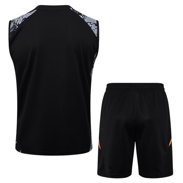 Camiseta corta sin mangas negra noche del Real Madrid 2024-2025