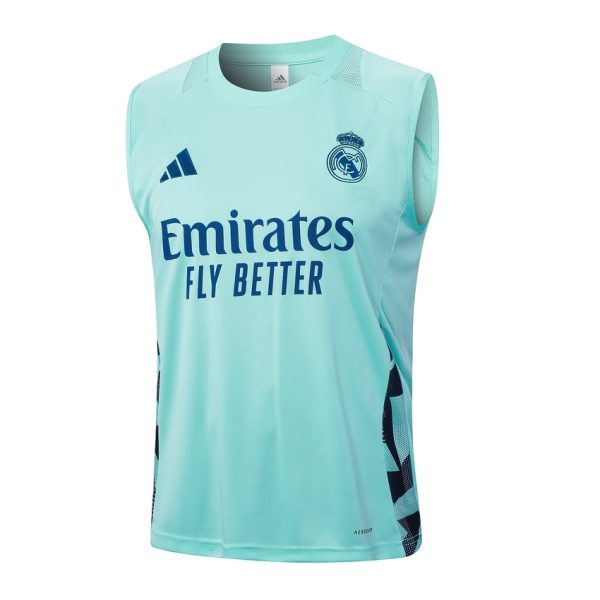 Camiseta corta sin mangas verde del Real Madrid 2024-2025