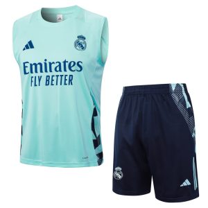 Camiseta corta sin mangas verde del Real Madrid 2024-2025