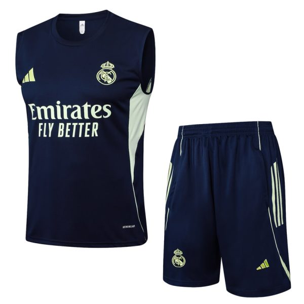 Camiseta corta azul oscuro del Real Madrid 2025-2026