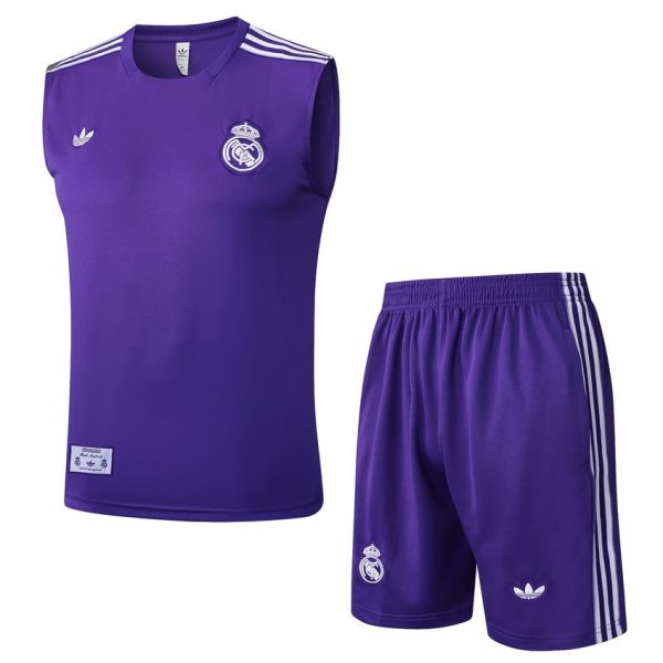 Camiseta corta de tirantes Real Madrid 2025-2026 Morada
