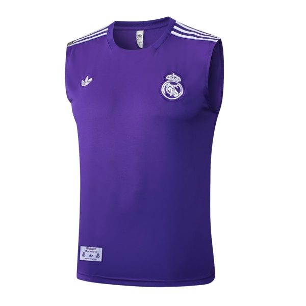 Camiseta corta de tirantes Real Madrid 2025-2026 Morada