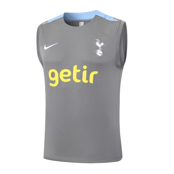 Camiseta Sin Mangas Corta Tottenham 2024 2025 Gris
