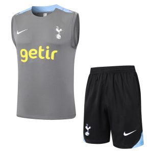 Camiseta Sin Mangas Corta Tottenham 2024 2025 Gris