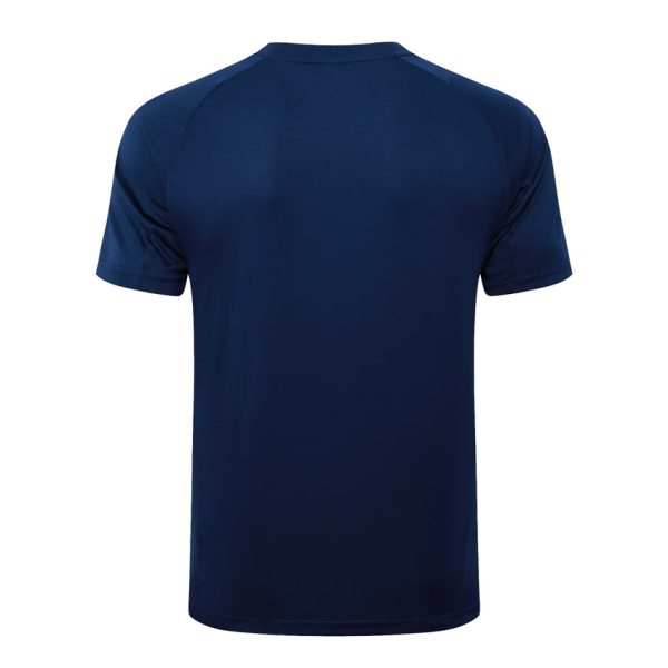 Conjunto de camiseta y pantalones cortos azul oscuro del Arsenal 2024-2025