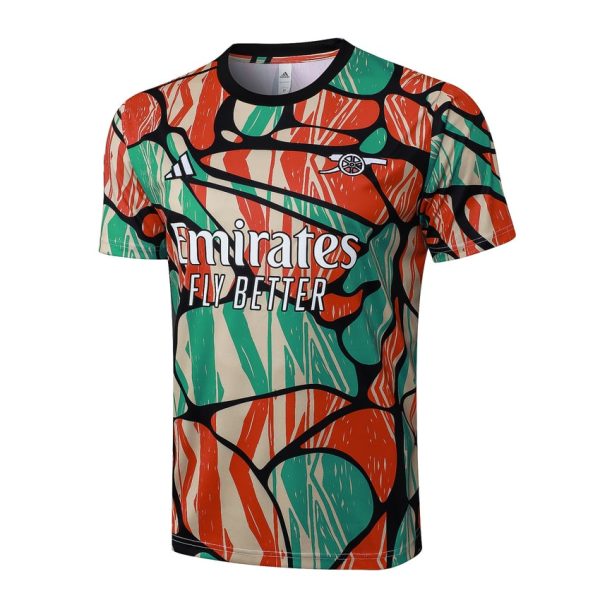 Pantalones cortos rojos y verdes del Arsenal 2024-2025