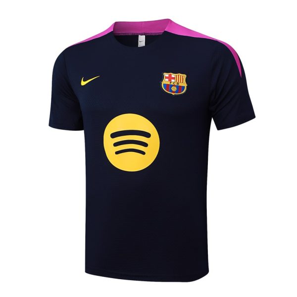 Camiseta corta azul y rosa del Barça 2024-2025