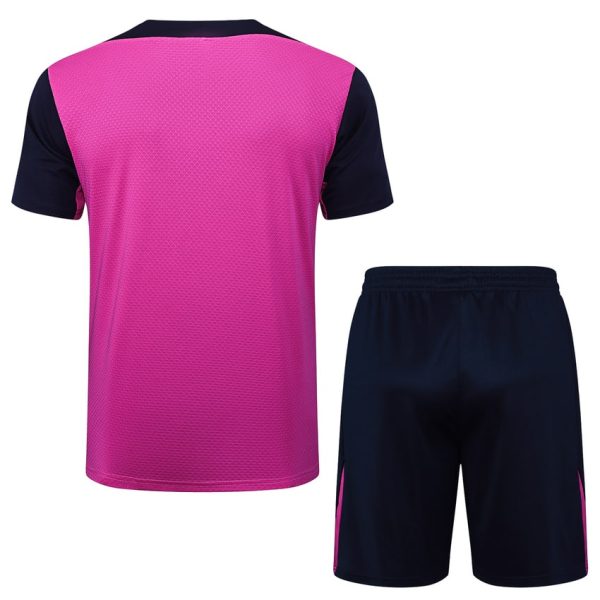 Camiseta corta rosa y negra del Barça 2025-2026