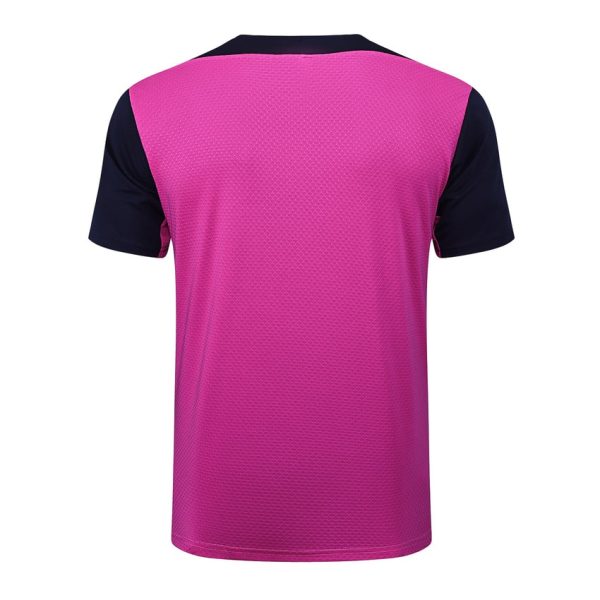 Camiseta corta rosa y negra del Barça 2025-2026