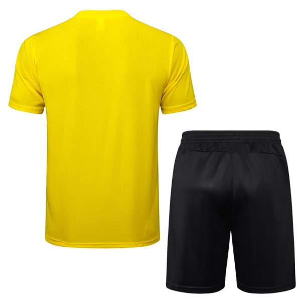 Conjunto de camiseta y pantalones cortos amarillos del Dortmund 2024-2025