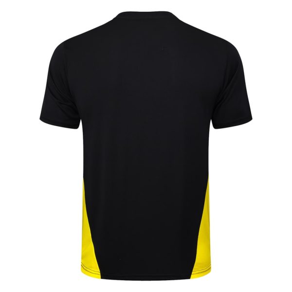 Conjunto de camiseta y pantalones cortos negros del Dortmund 2024-2025