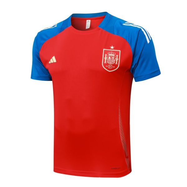 Conjunto de camiseta y pantalón corto rojo de España 2024-2025