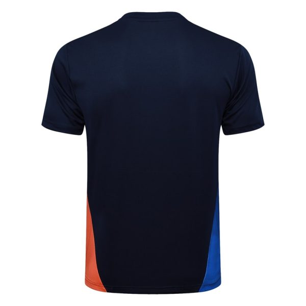 Conjunto de camiseta y pantalones cortos azul oscuro OM 2024 2025