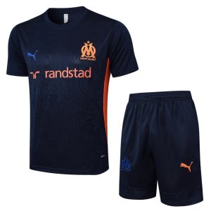 Conjunto de camiseta y pantalones cortos azul oscuro OM 2024 2025
